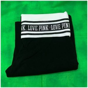 PINK Victoria's Secret Pants - Black Bejeweled Pants PINK Victoria's Secret Pants - Black Bejeweled Pants